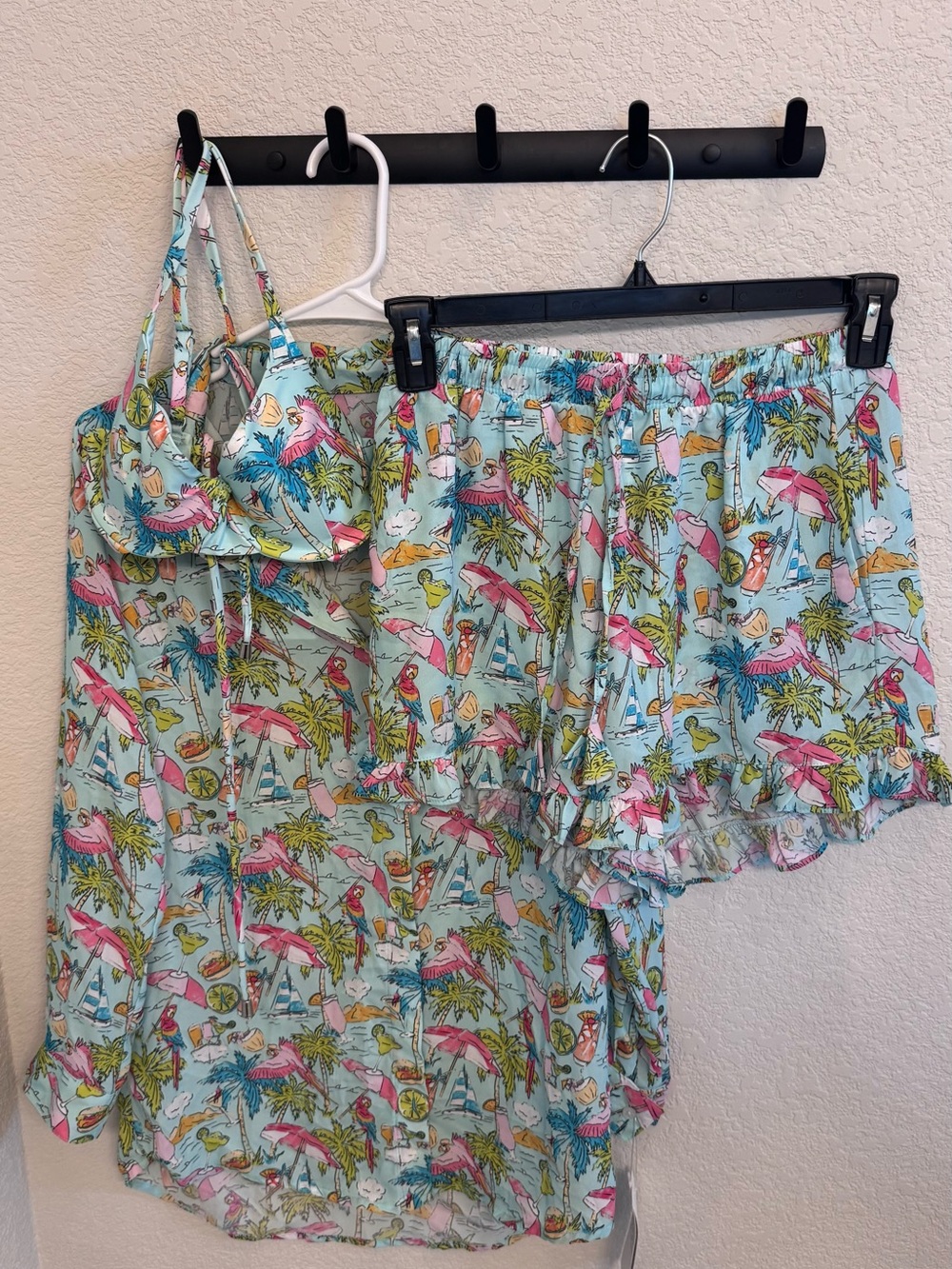 Kenny flowers maragaritaville top, short and bikini top